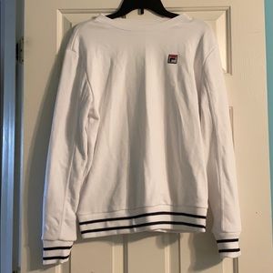 White Fila sweatshirt